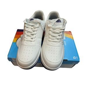 ALDi Gear 2024 Men's White Sneakers Shoe Size 12 Aldi Logo - NWT